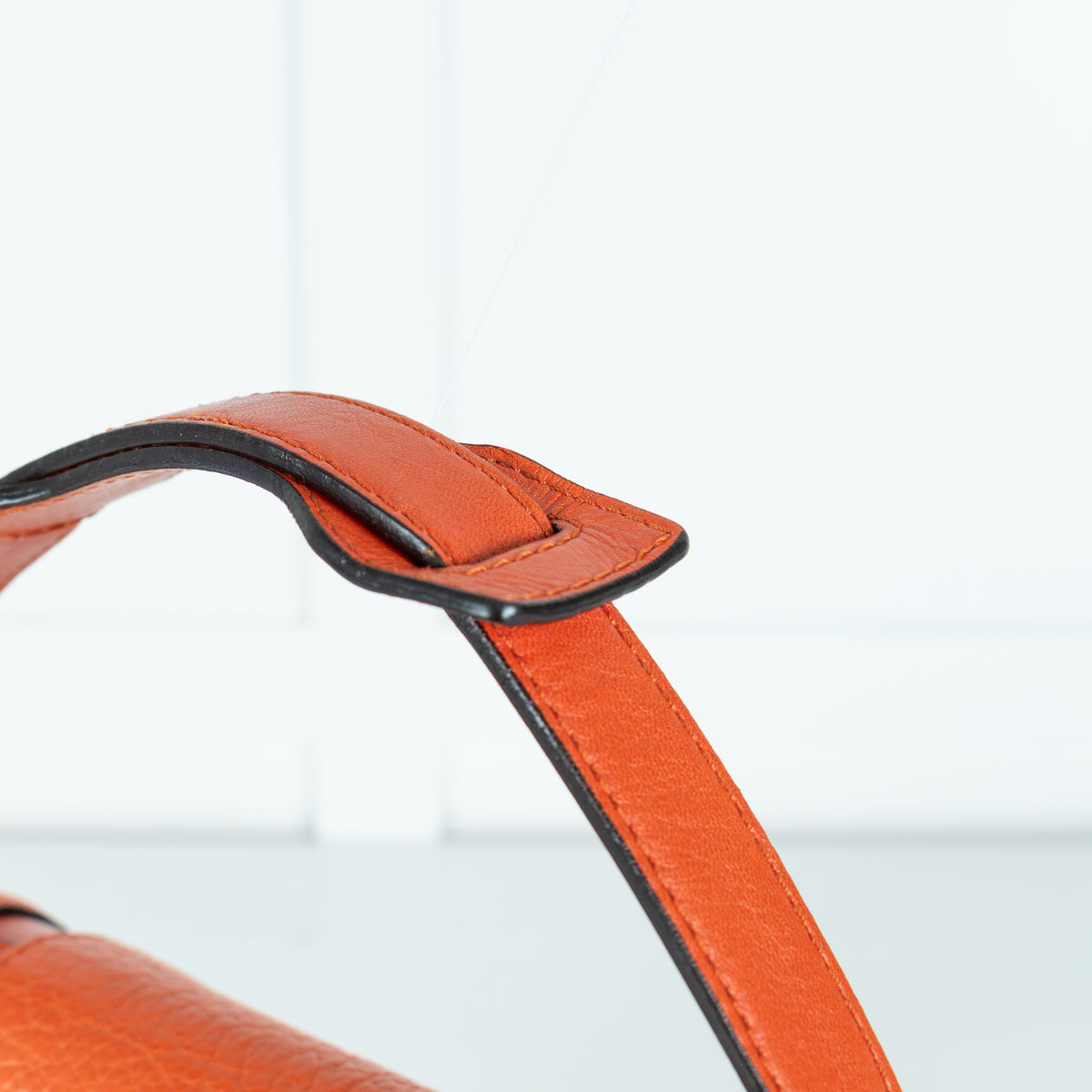 Marc Jacobs Orange Leather Thompson Satchel