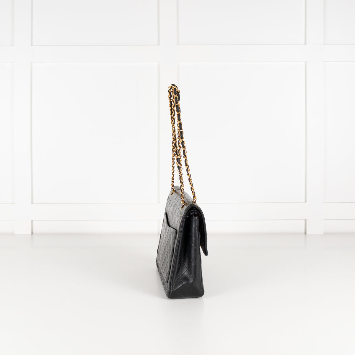 Chanel Vintage Black Matelesse Square Bag