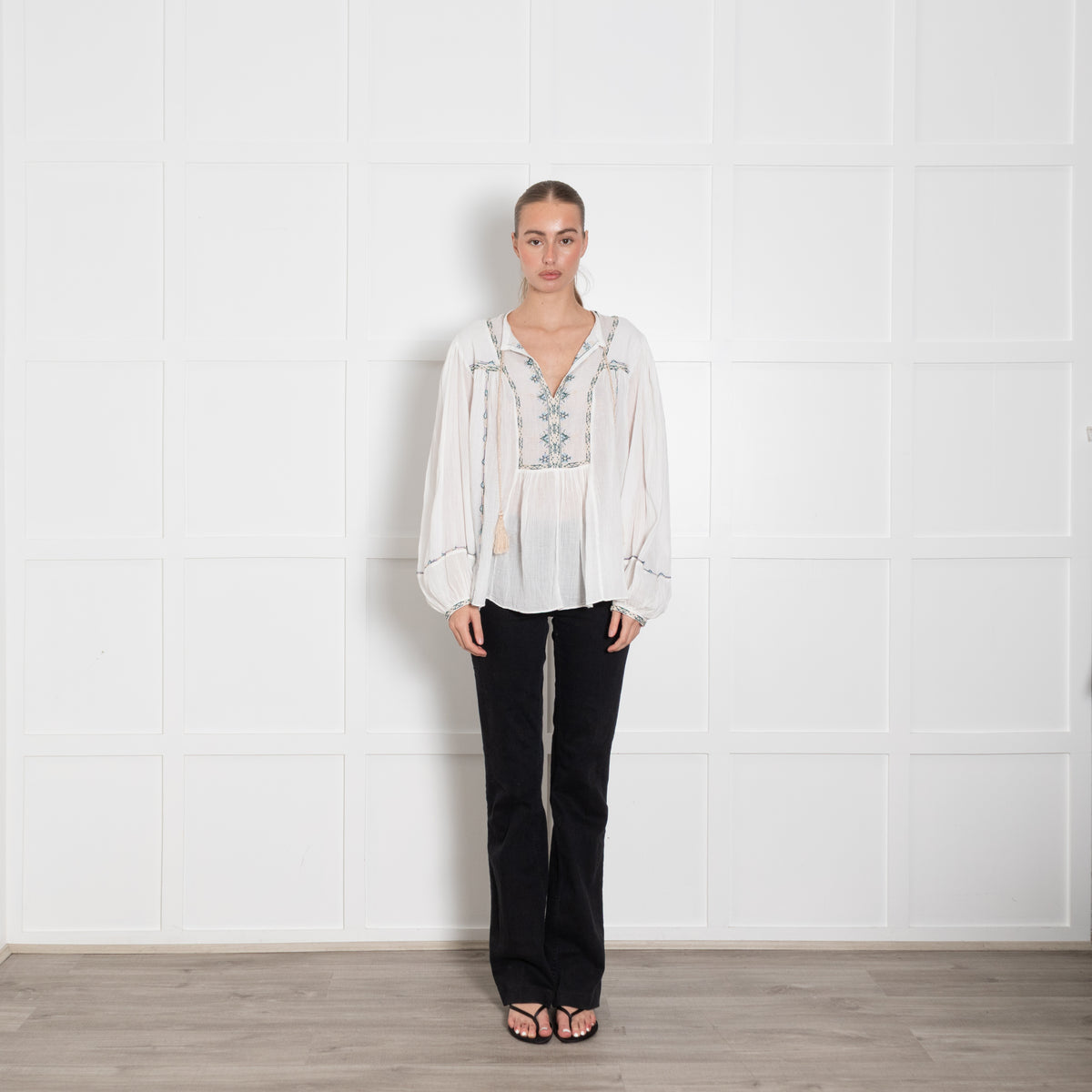 Isabel Marant Etoile Silekia White Blouse