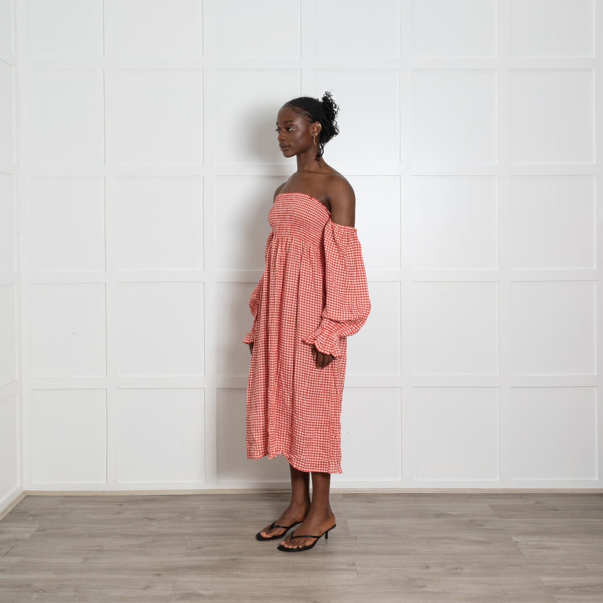 Sleeper Red and White Gingham Atlanta Dress