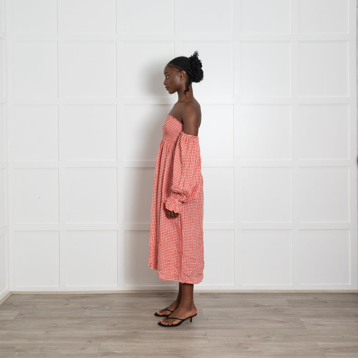Sleeper Red and White Gingham Atlanta Dress
