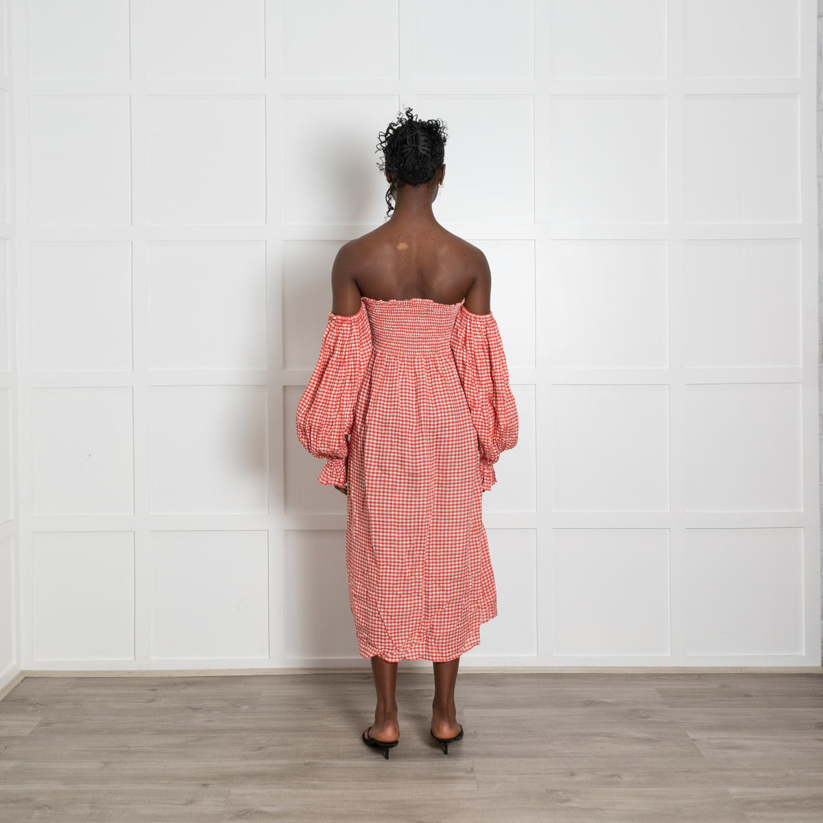 Sleeper Red and White Gingham Atlanta Dress