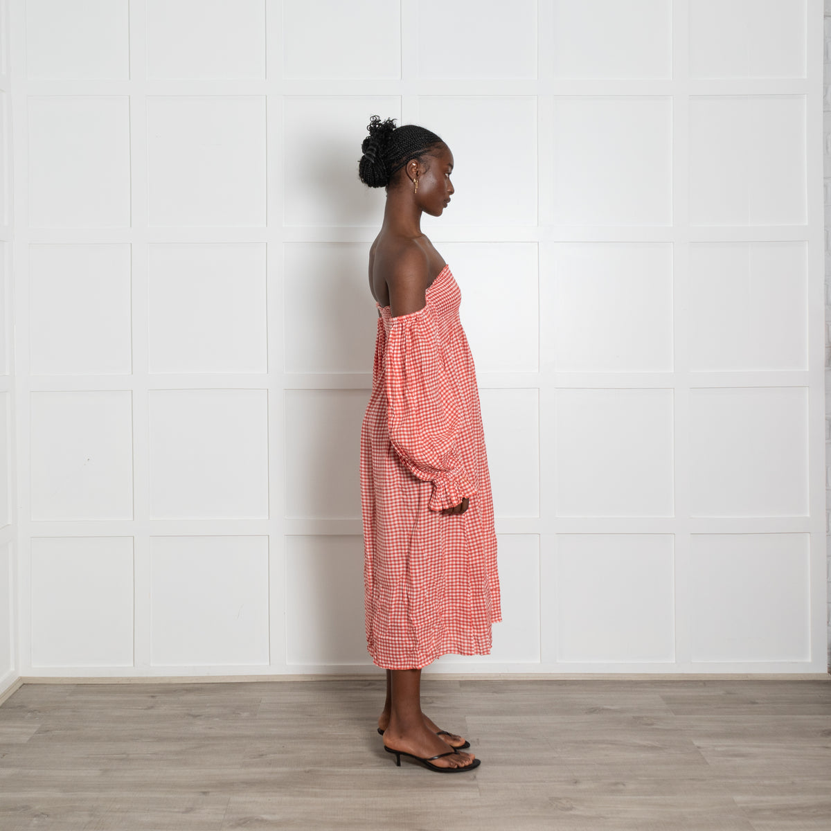 Sleeper Red and White Gingham Atlanta Dress