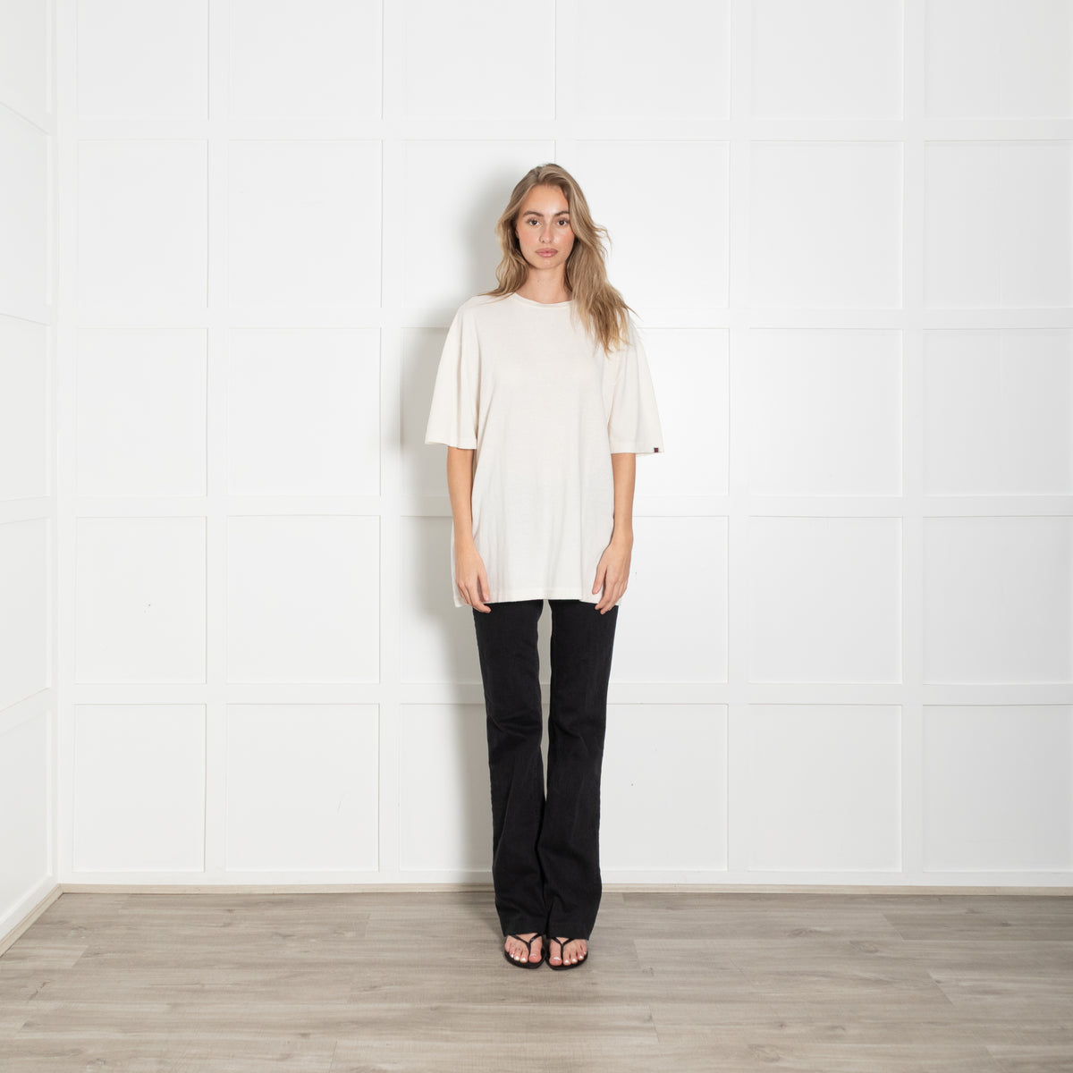 Extreme Cashmere Cotton/Cashmere Mix Short Sleeve Knit