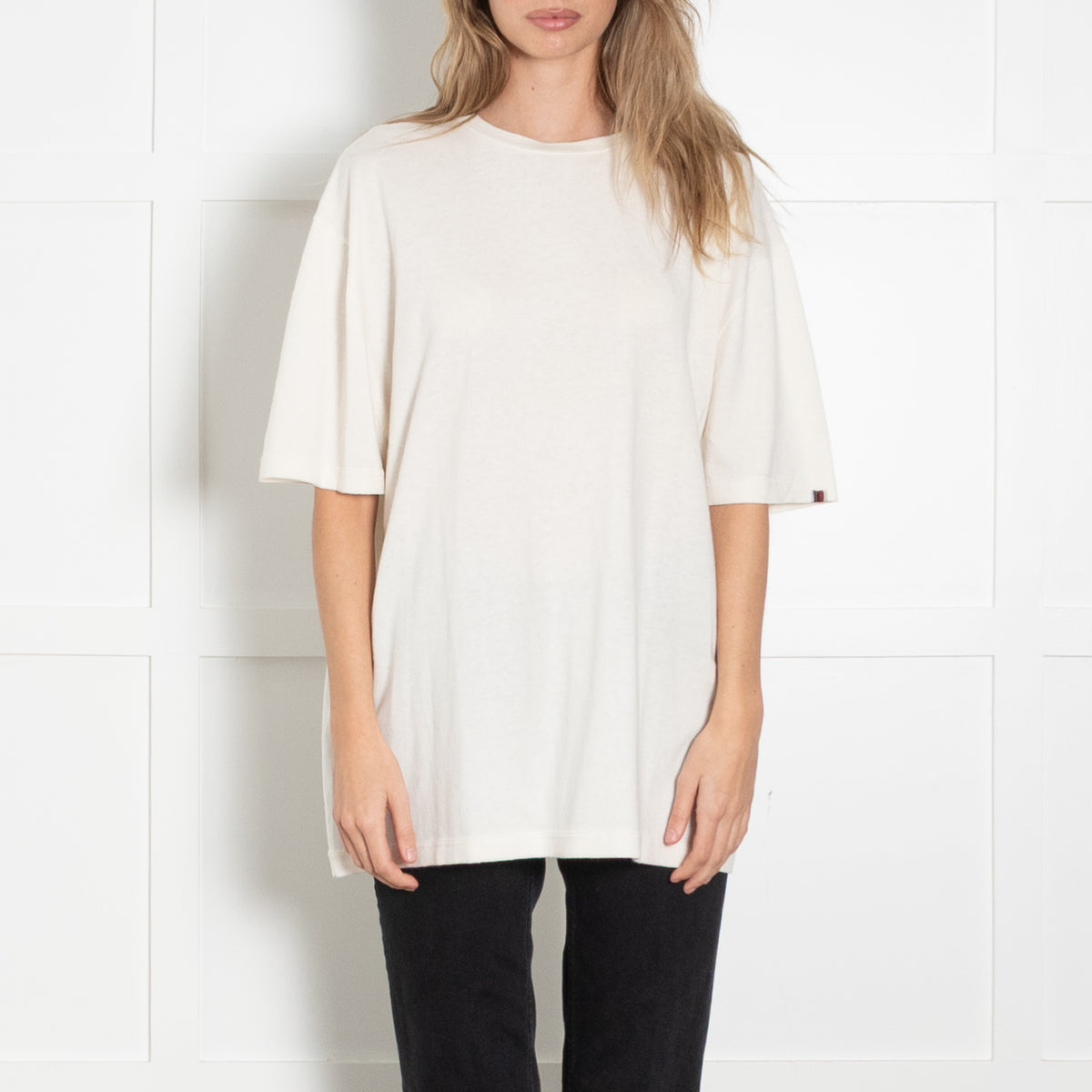 Extreme Cashmere Cotton/Cashmere Mix Short Sleeve Knit
