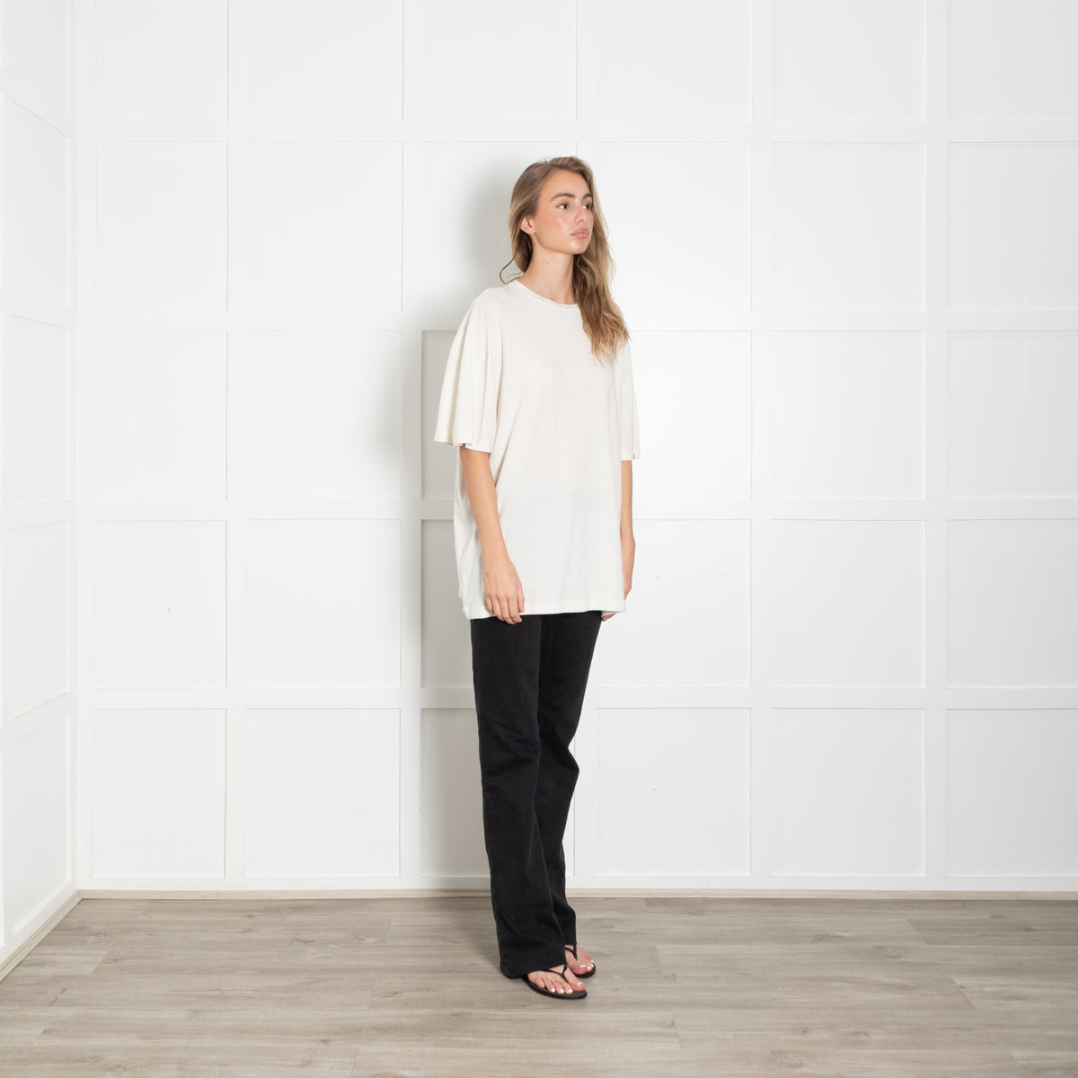 Extreme Cashmere Cotton/Cashmere Mix Short Sleeve Knit