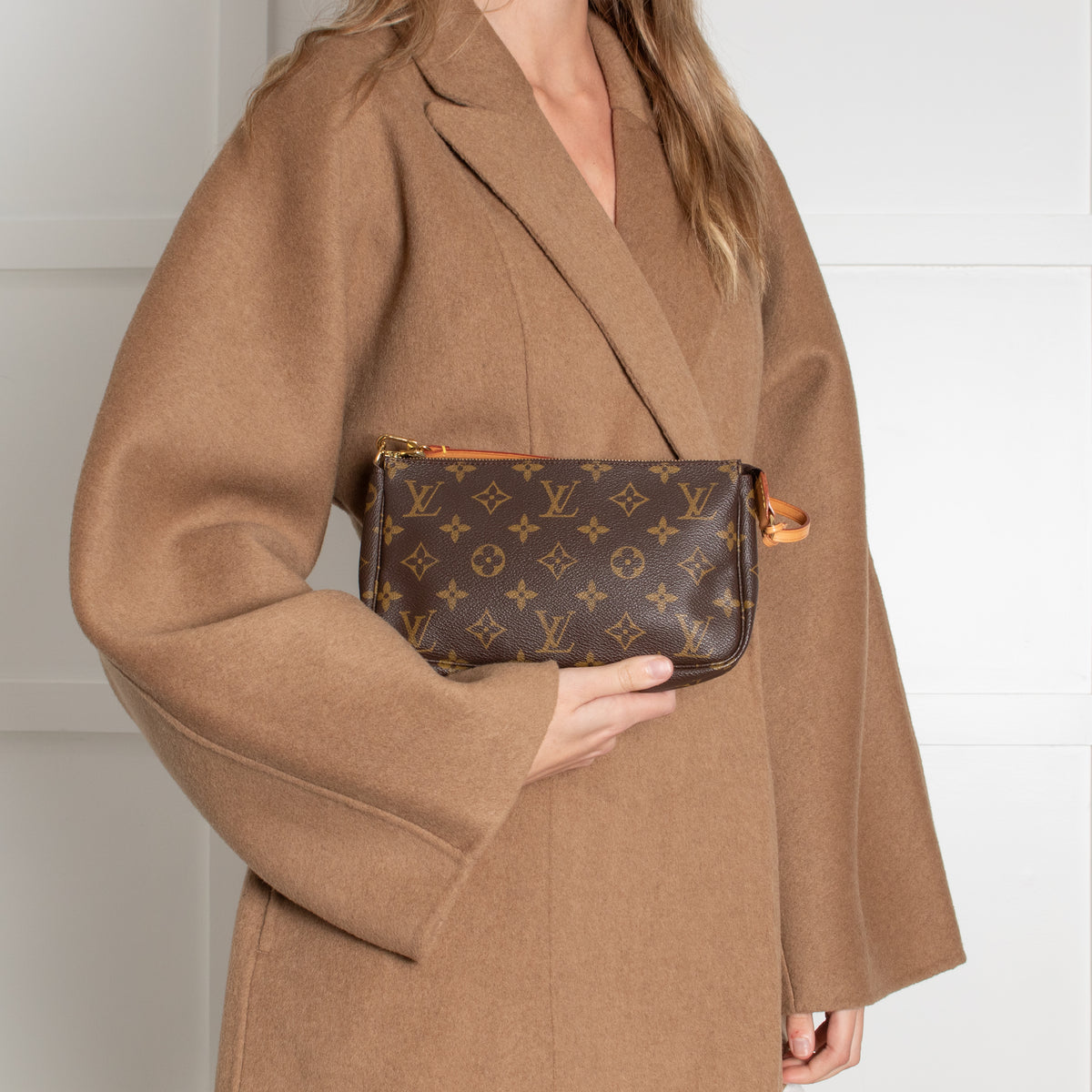 Louis Vuitton Brown Monogram Pochette Bag