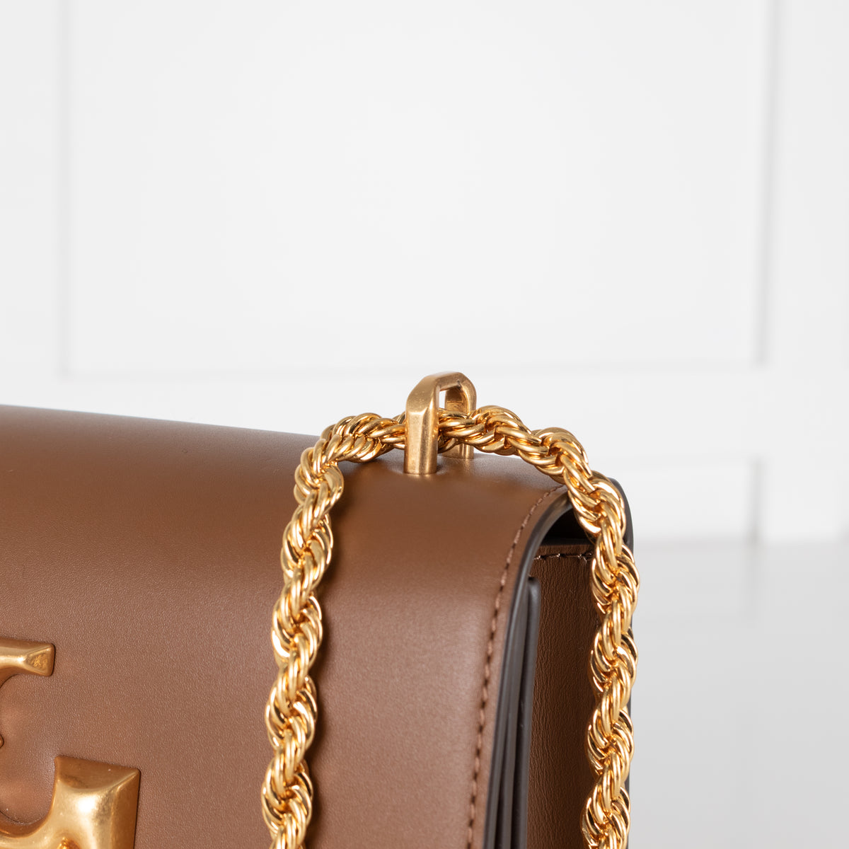 Tory Burch Tan Leather Small Eleanor Bag