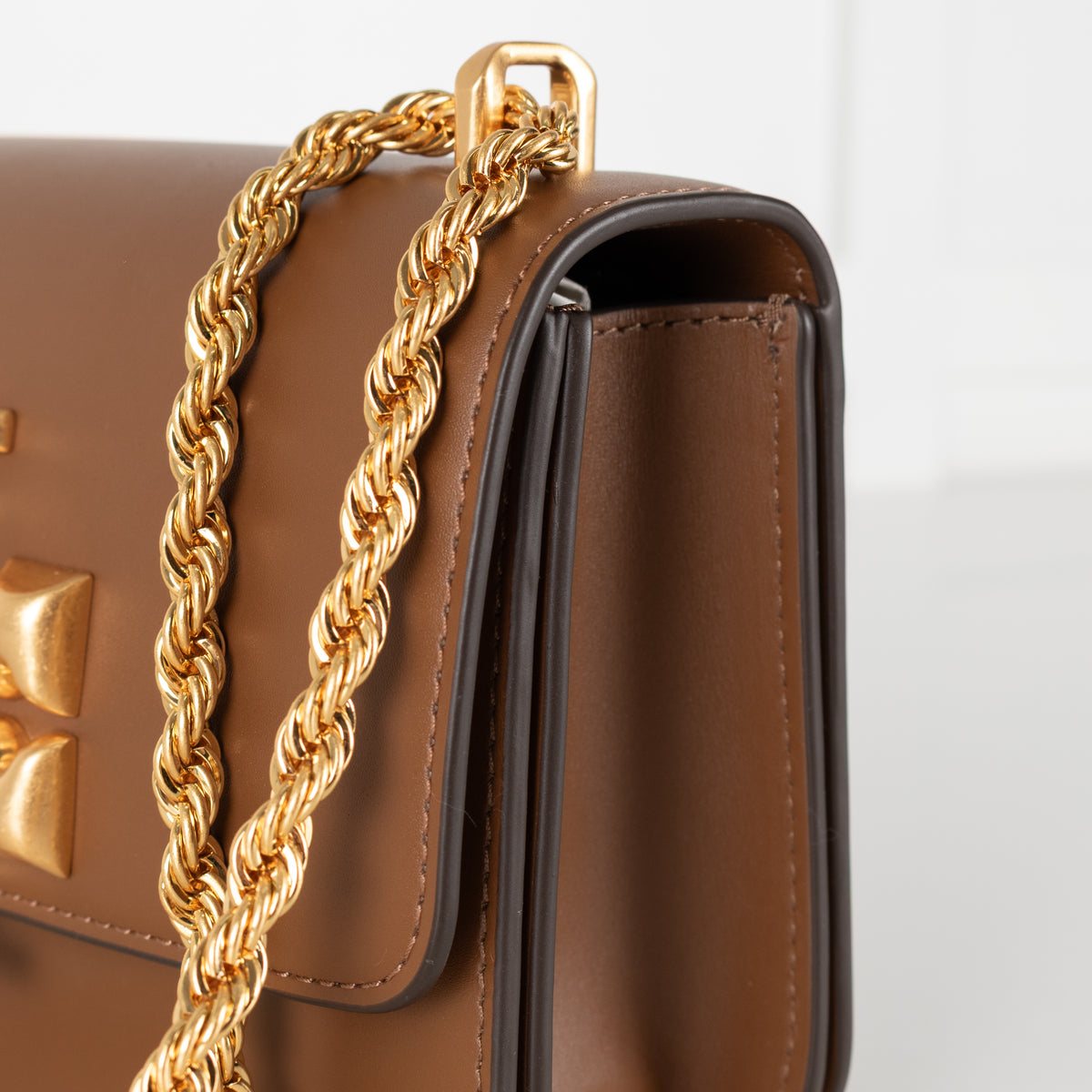 Tory Burch Tan Leather Small Eleanor Bag