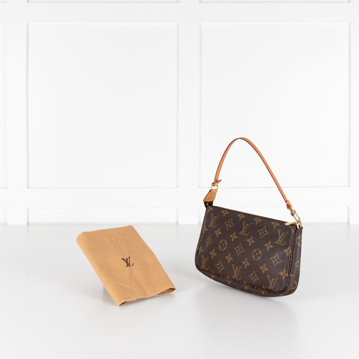 Louis Vuitton Brown Monogram Pochette Bag