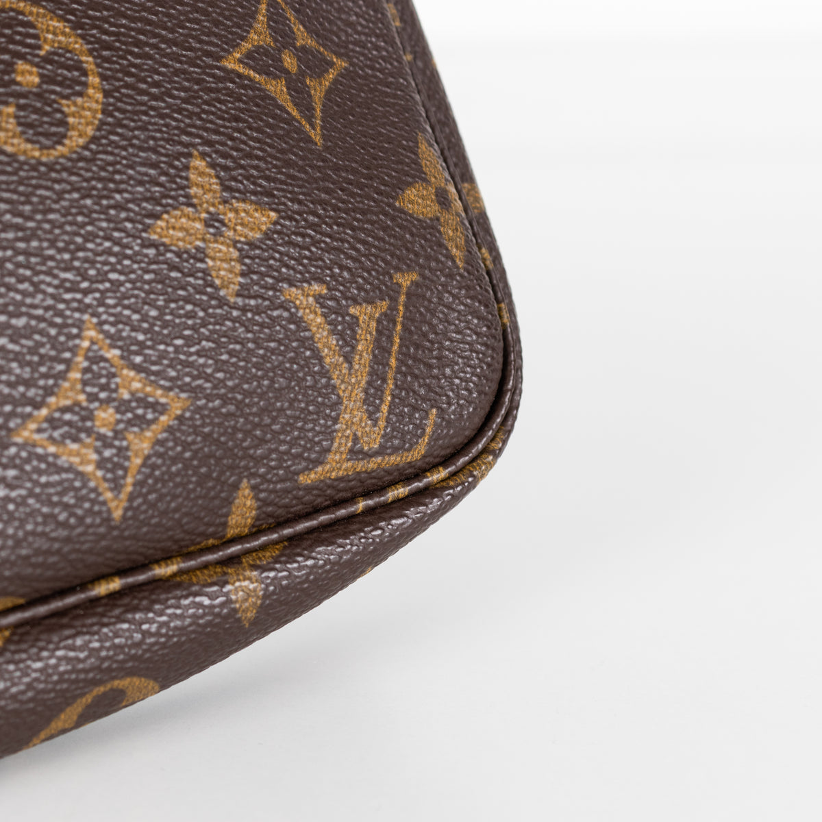 Louis Vuitton Brown Monogram Pochette Bag