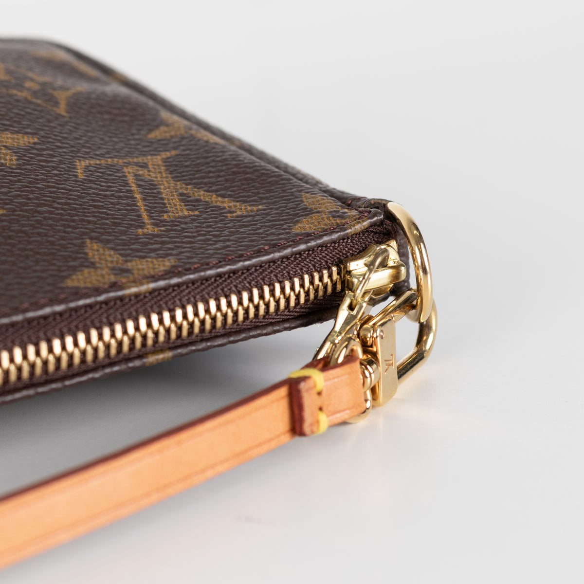 Louis Vuitton Brown Monogram Pochette Bag