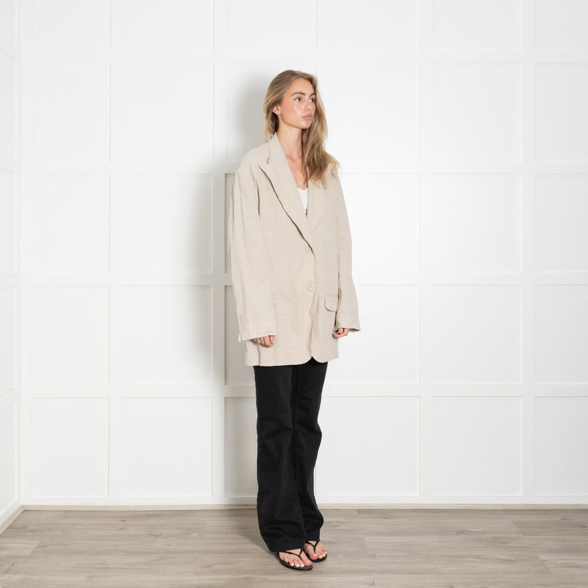 Acne Studios Beige Textured Blazer