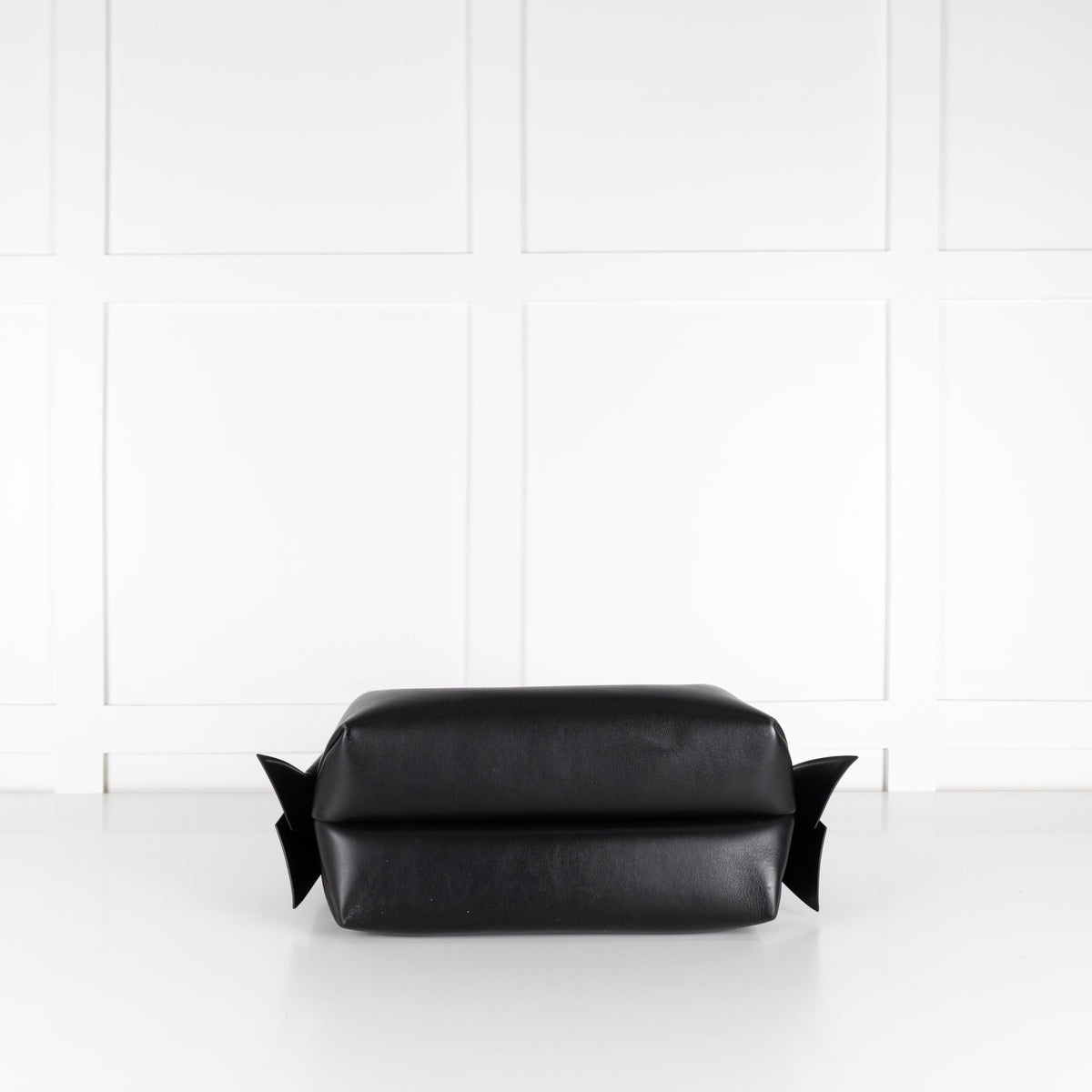 Acne Studios Black Leather Musubi Knot Tote