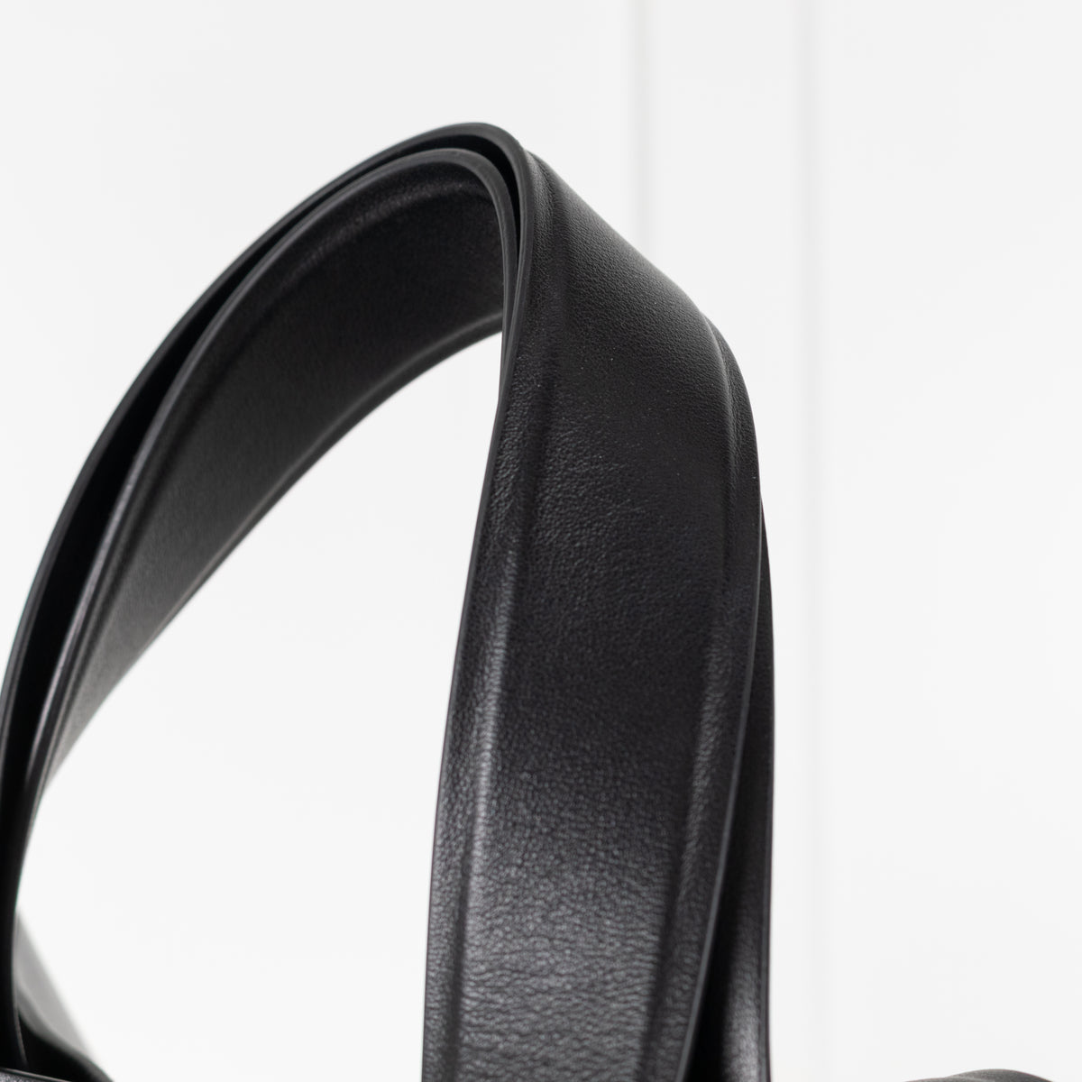 Acne Studios Black Leather Musubi Knot Tote