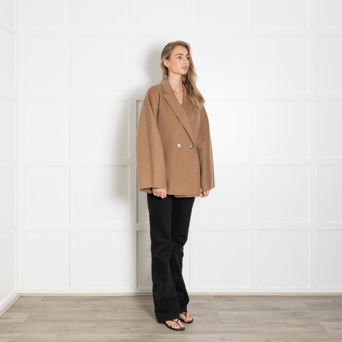 Stylein Camel Wool Mix Fitted Jacket
