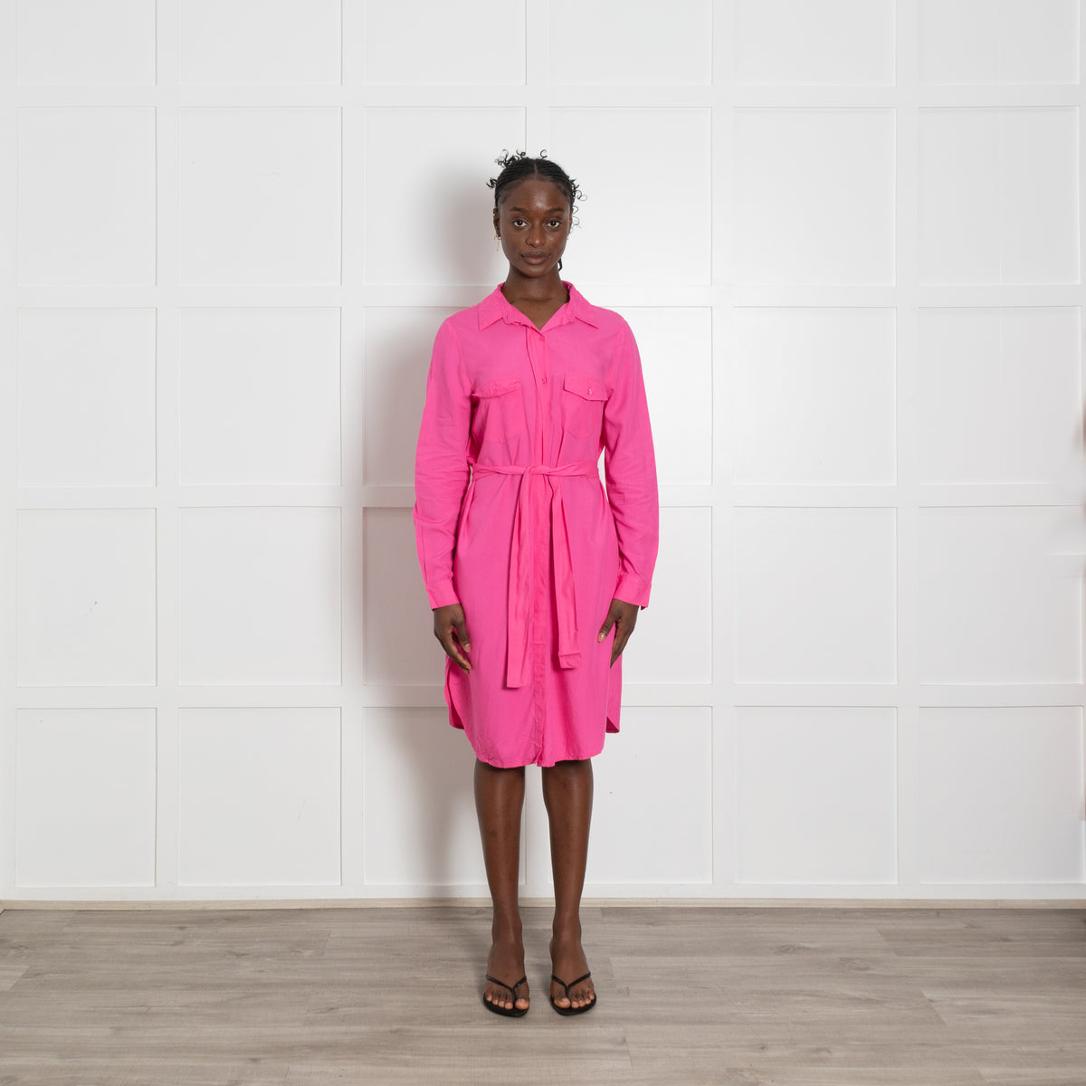 Melissa Odabash Pink Shirt Dress