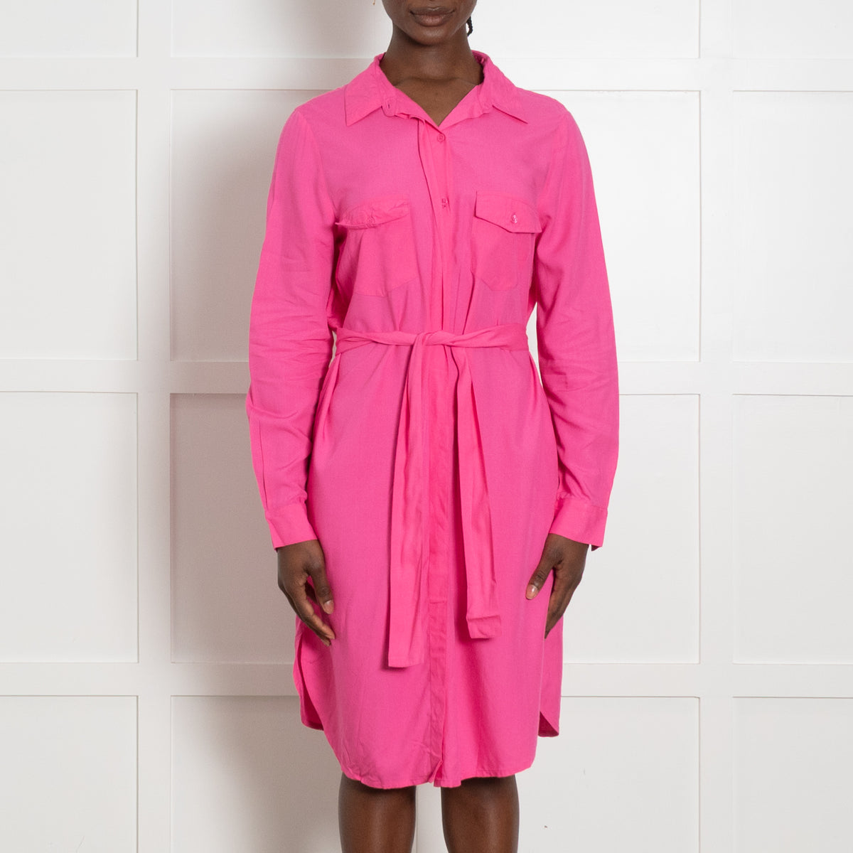 Melissa Odabash Pink Shirt Dress