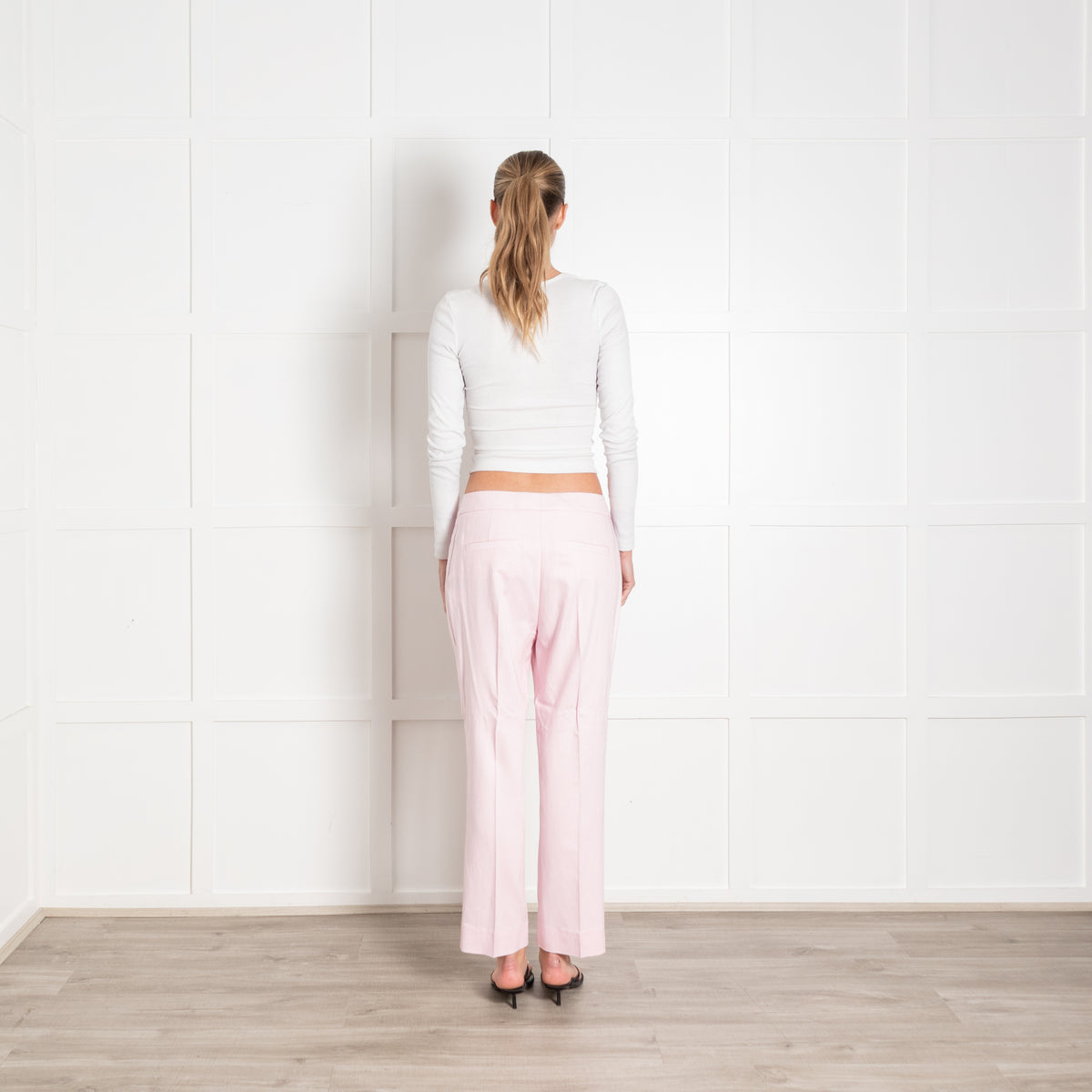 Me + Em Pale Pink Cigarette Pant