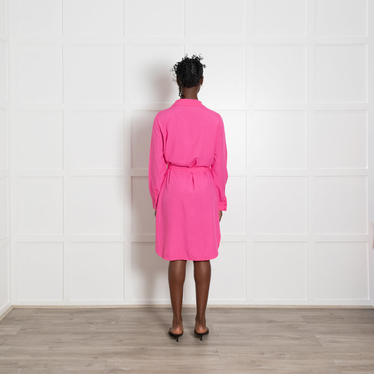 Melissa Odabash Pink Shirt Dress