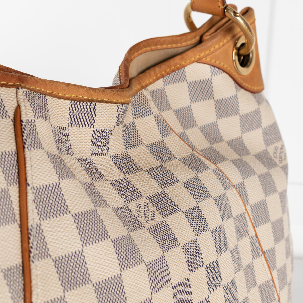 Louis Vuitton Cream Damier Azur Galliera PM Shoulder Bag