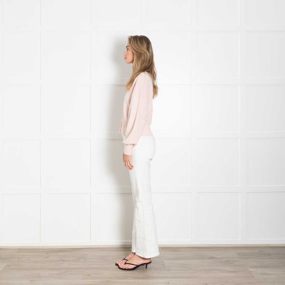 Mos Mosh Baby Pink Wool Blend Cardigan