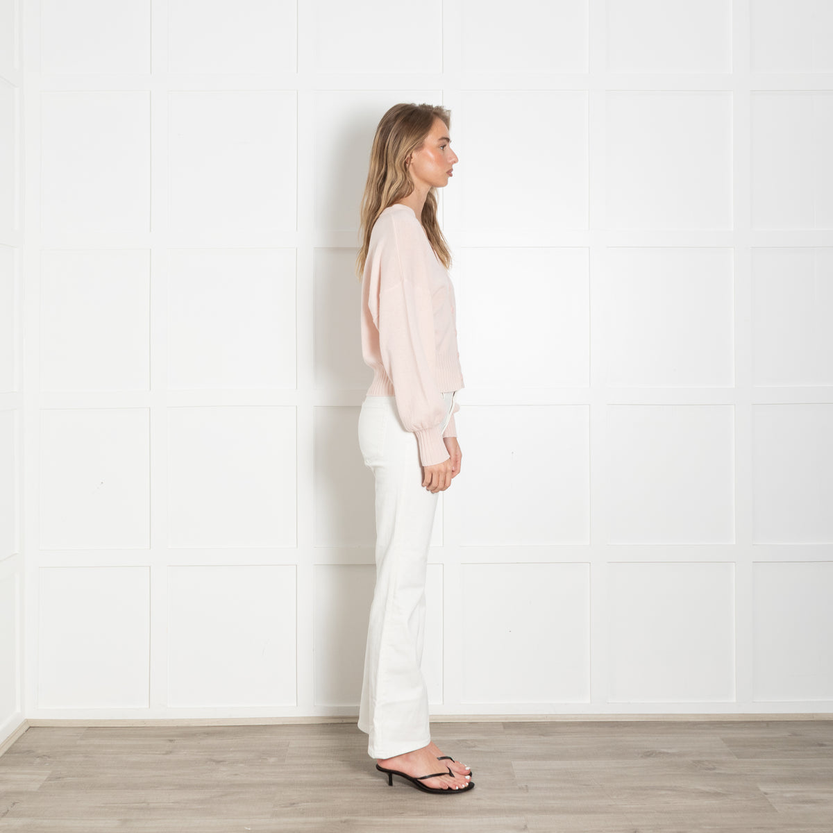 Mos Mosh Baby Pink Wool Blend Cardigan