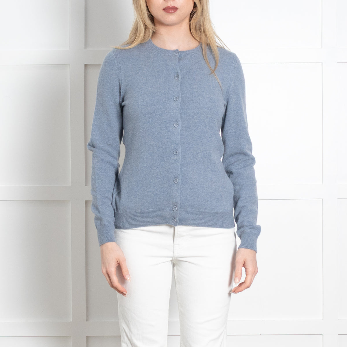Falconeri Blue Cashmere Cardigan