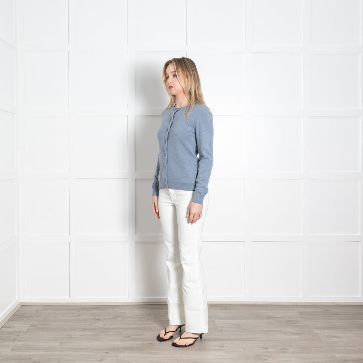 Falconeri Blue Cashmere Cardigan