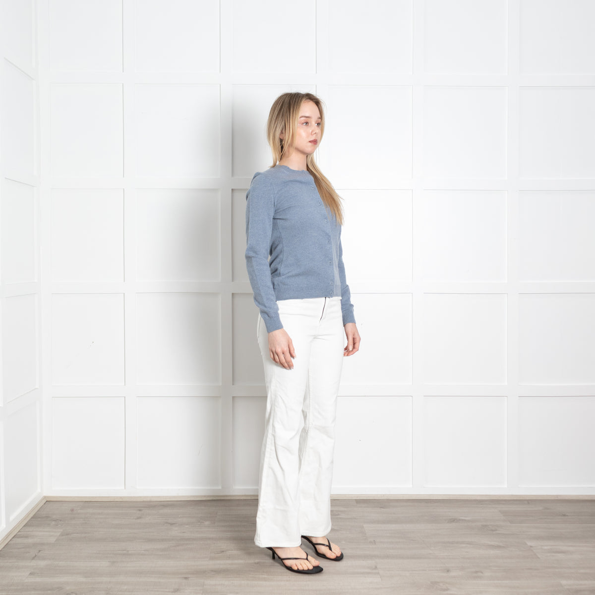 Falconeri Blue Cashmere Cardigan