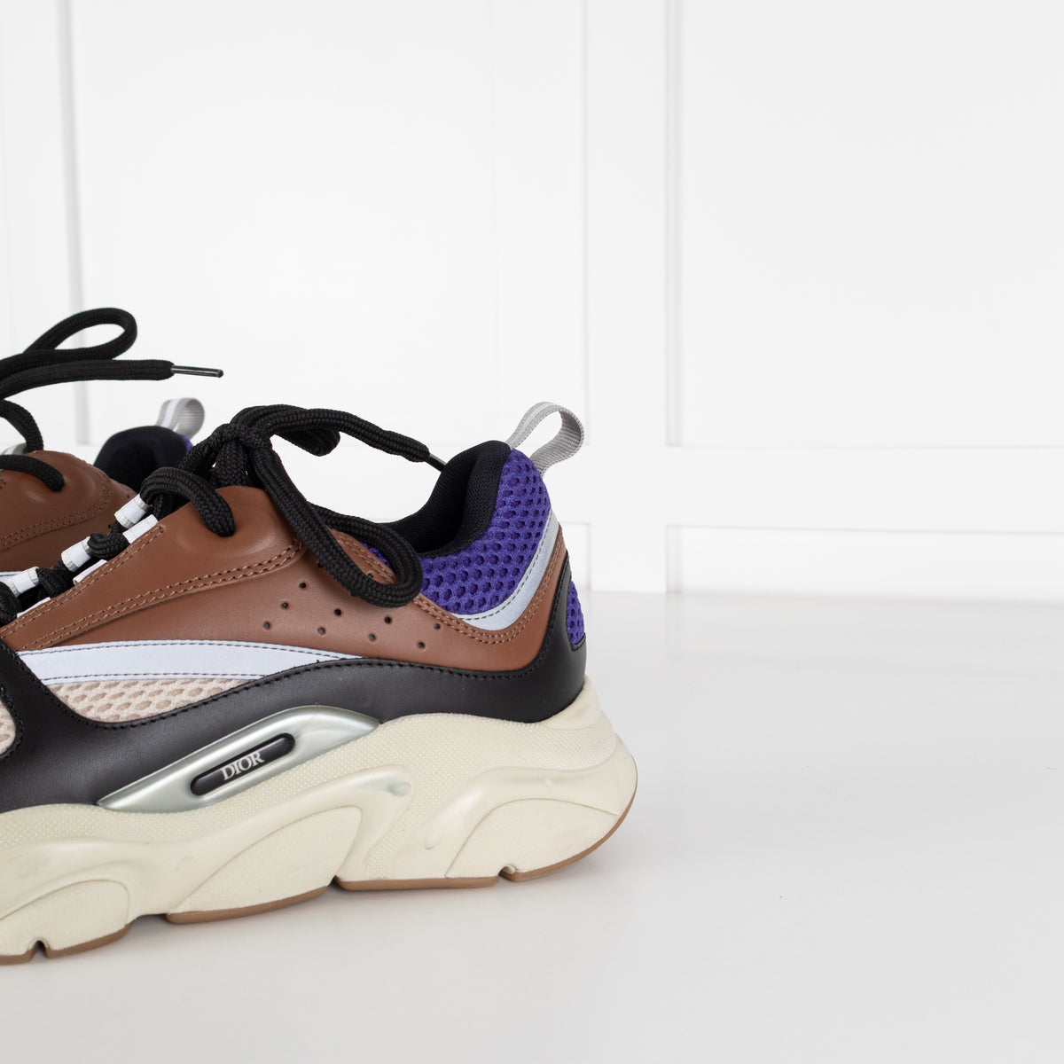 Christian Dior Cream Brown Blue B22 Trainers