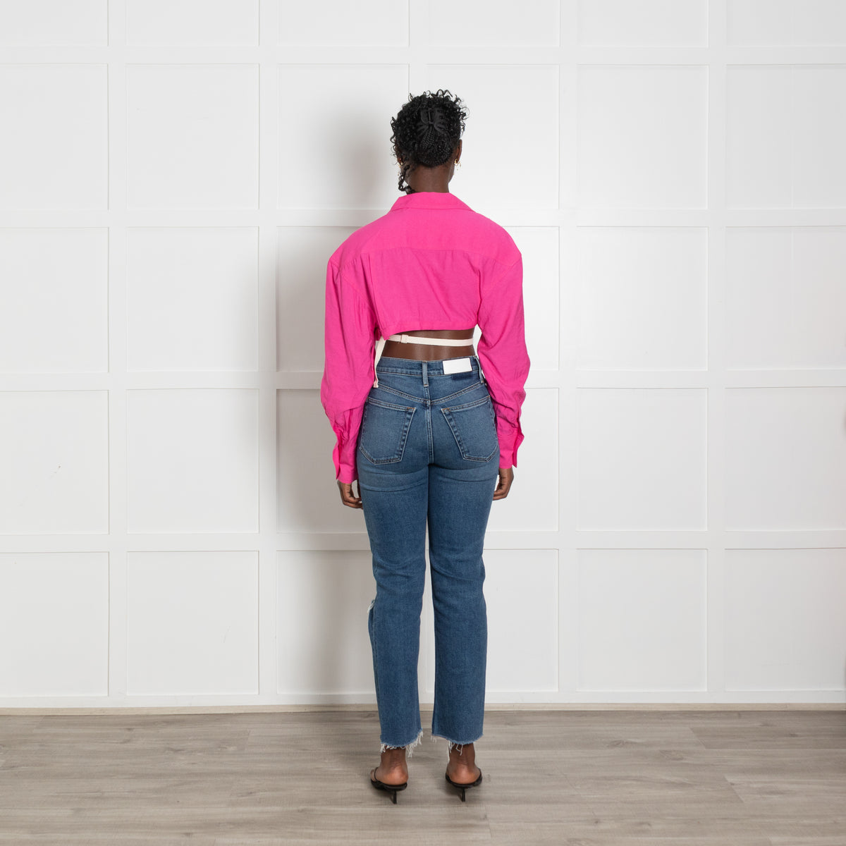 Jacquemus Pink Cropped Shirt