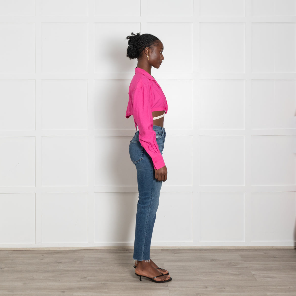 Jacquemus Pink Cropped Shirt