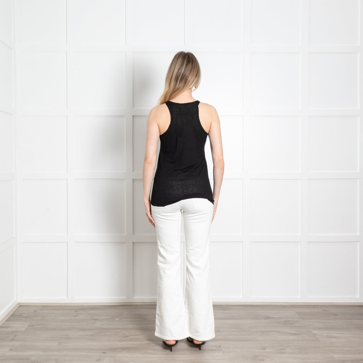 Zadig & Voltaire Black Skull Embellished Sleeveless Vest