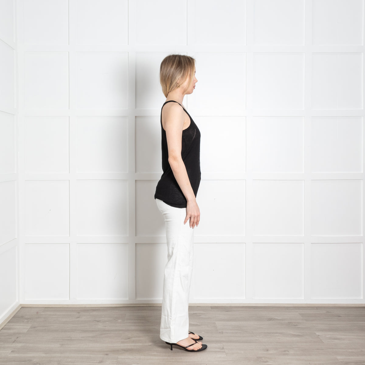 Zadig & Voltaire Black Skull Embellished Sleeveless Vest