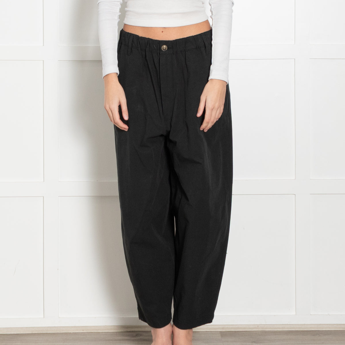 Bassike Cotton Crop Balloon Pant
