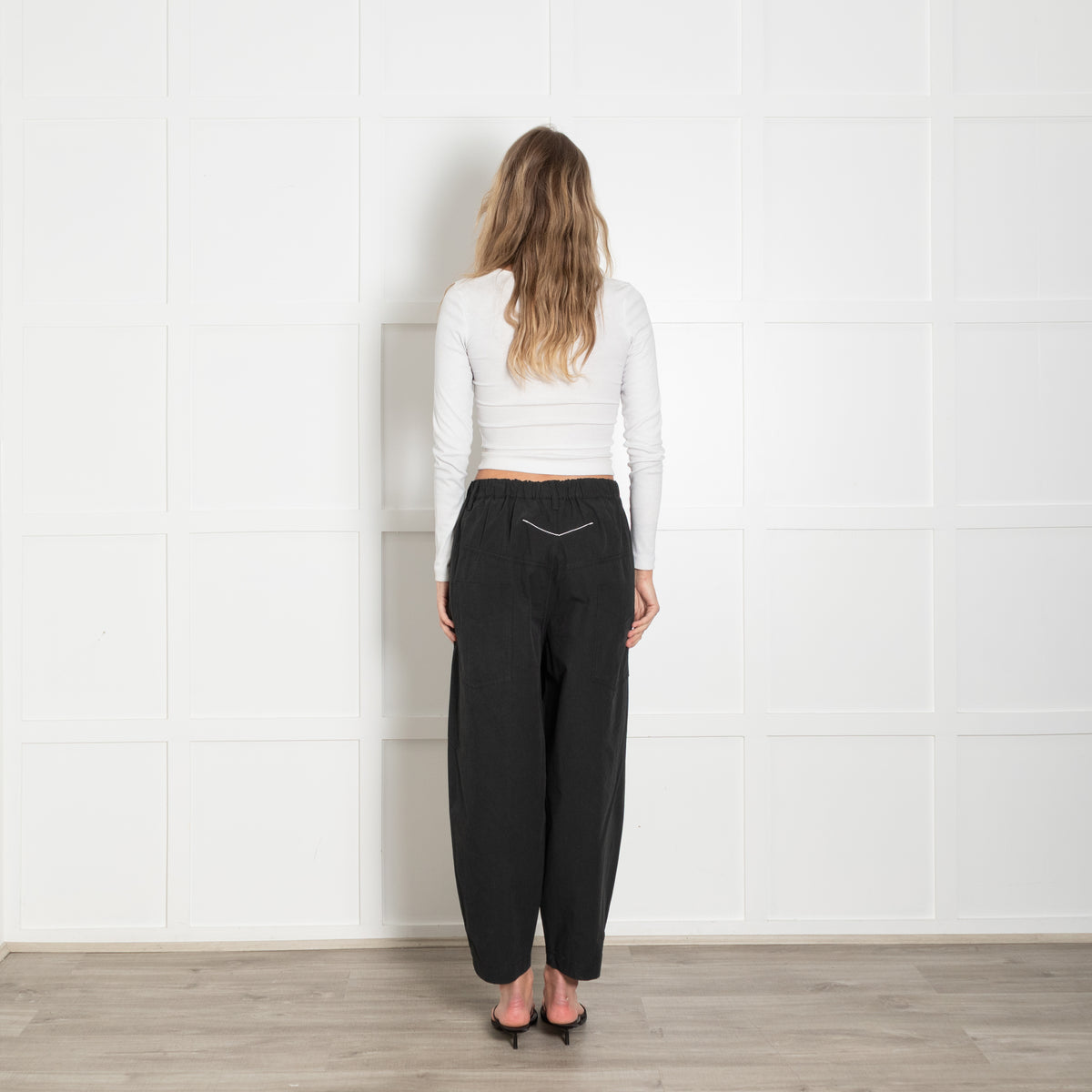 Bassike Cotton Crop Balloon Pant
