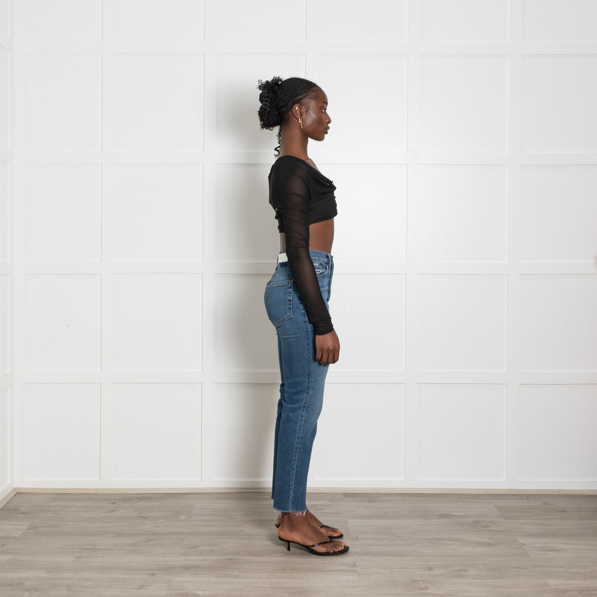 Christopher Esber Mesh Metalwork Crystal Top