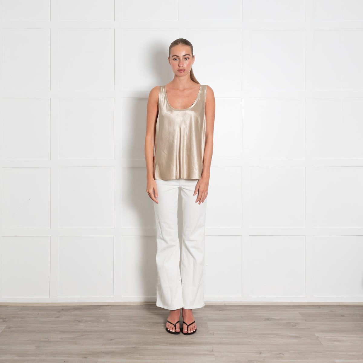 Vince Champagne Silky Vest