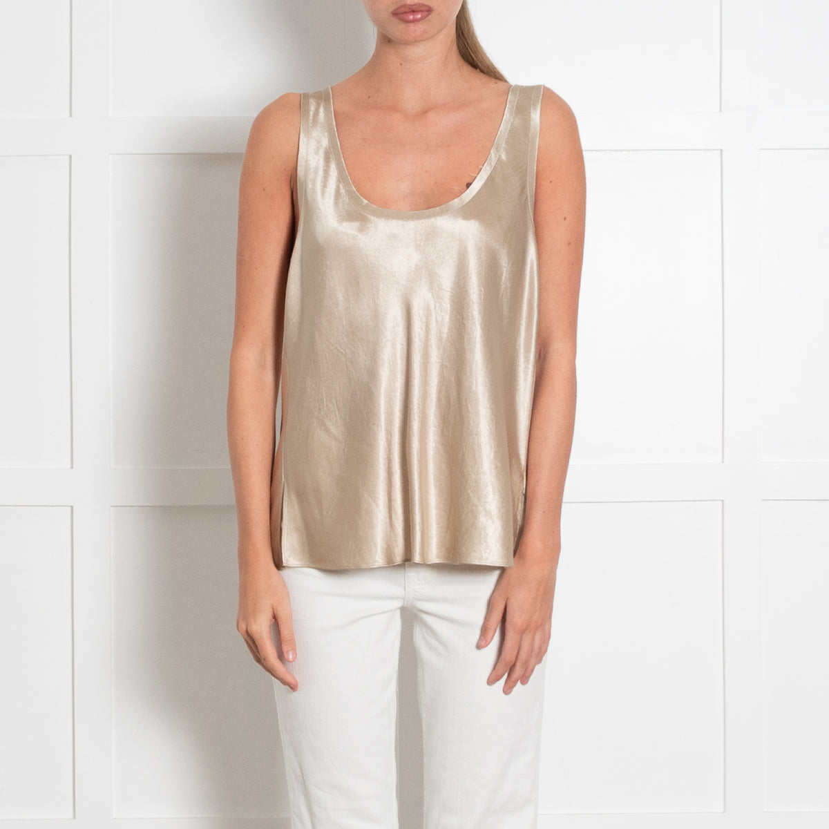 Vince Champagne Silky Vest