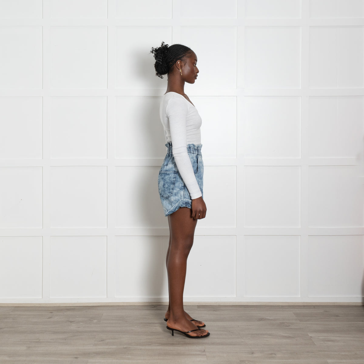Isabel Marant Etoile Denim Paperbag Shorts
