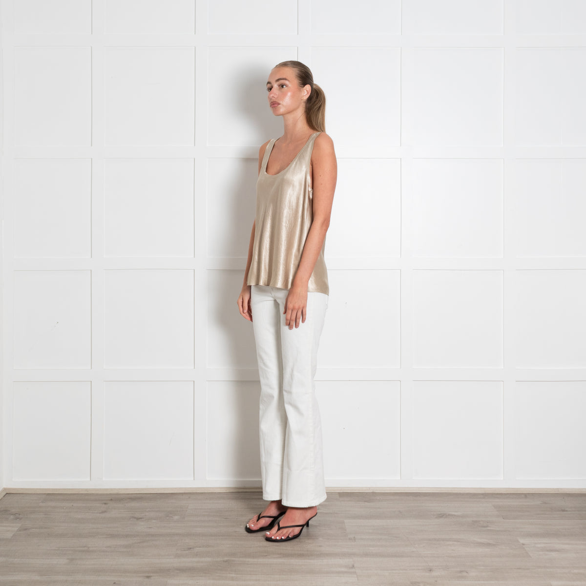 Vince Champagne Silky Vest