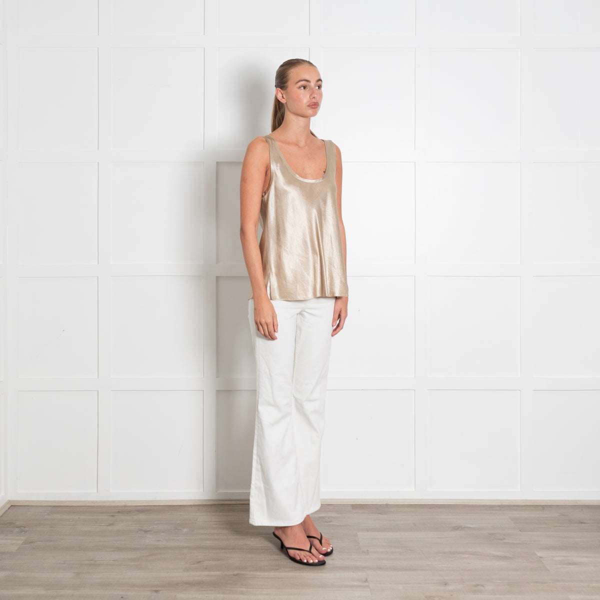 Vince Champagne Silky Vest