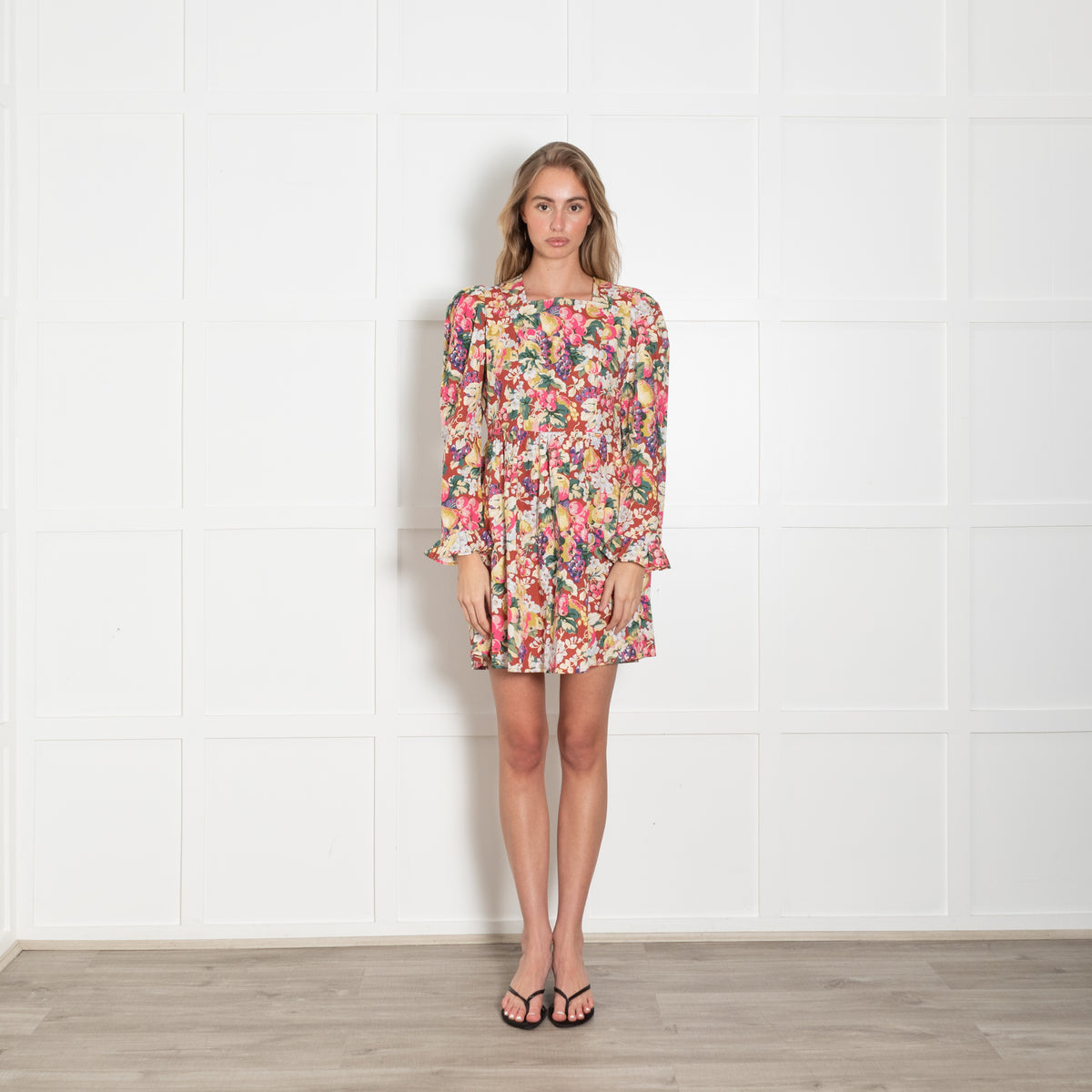 Batsheva x Laura Ashley Floral Print Mini Dress