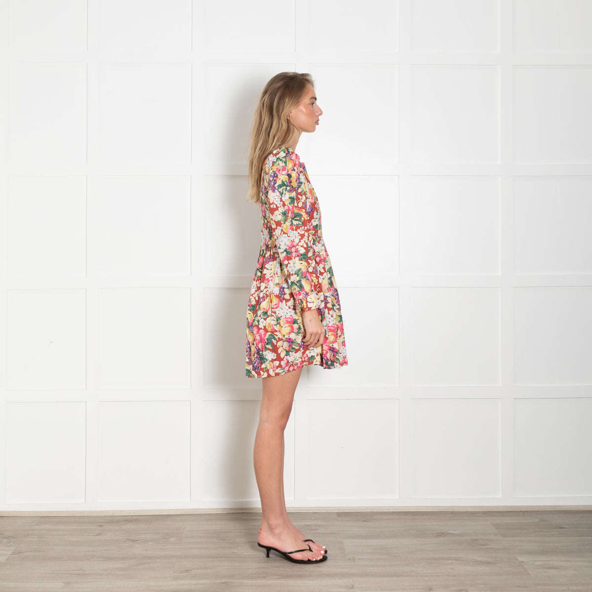 Batsheva x Laura Ashley Floral Print Mini Dress