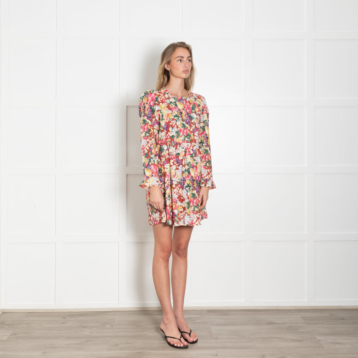 Batsheva x Laura Ashley Floral Print Mini Dress