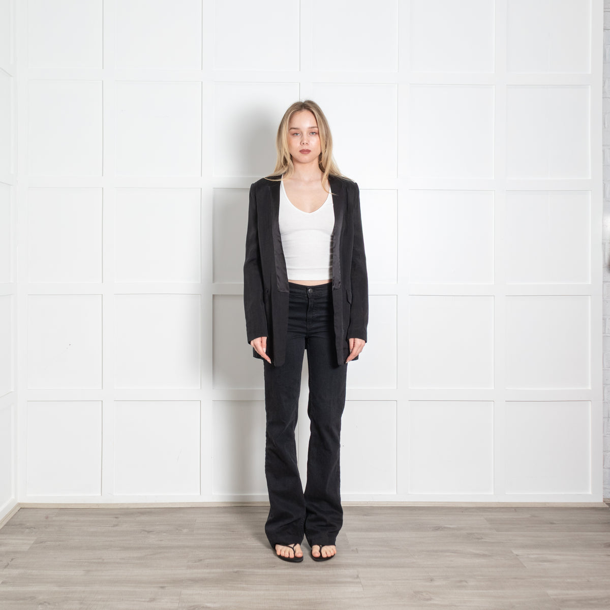 Pierre Balmain Black Soft Edge To Edge Jacket