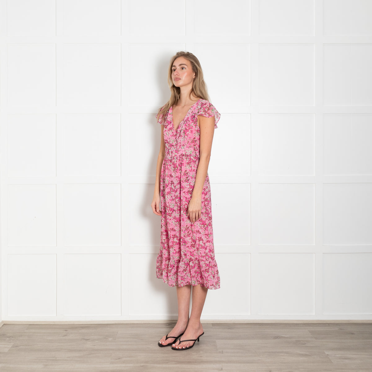 Michael Kors Pink Sleeveless Maxi Dress