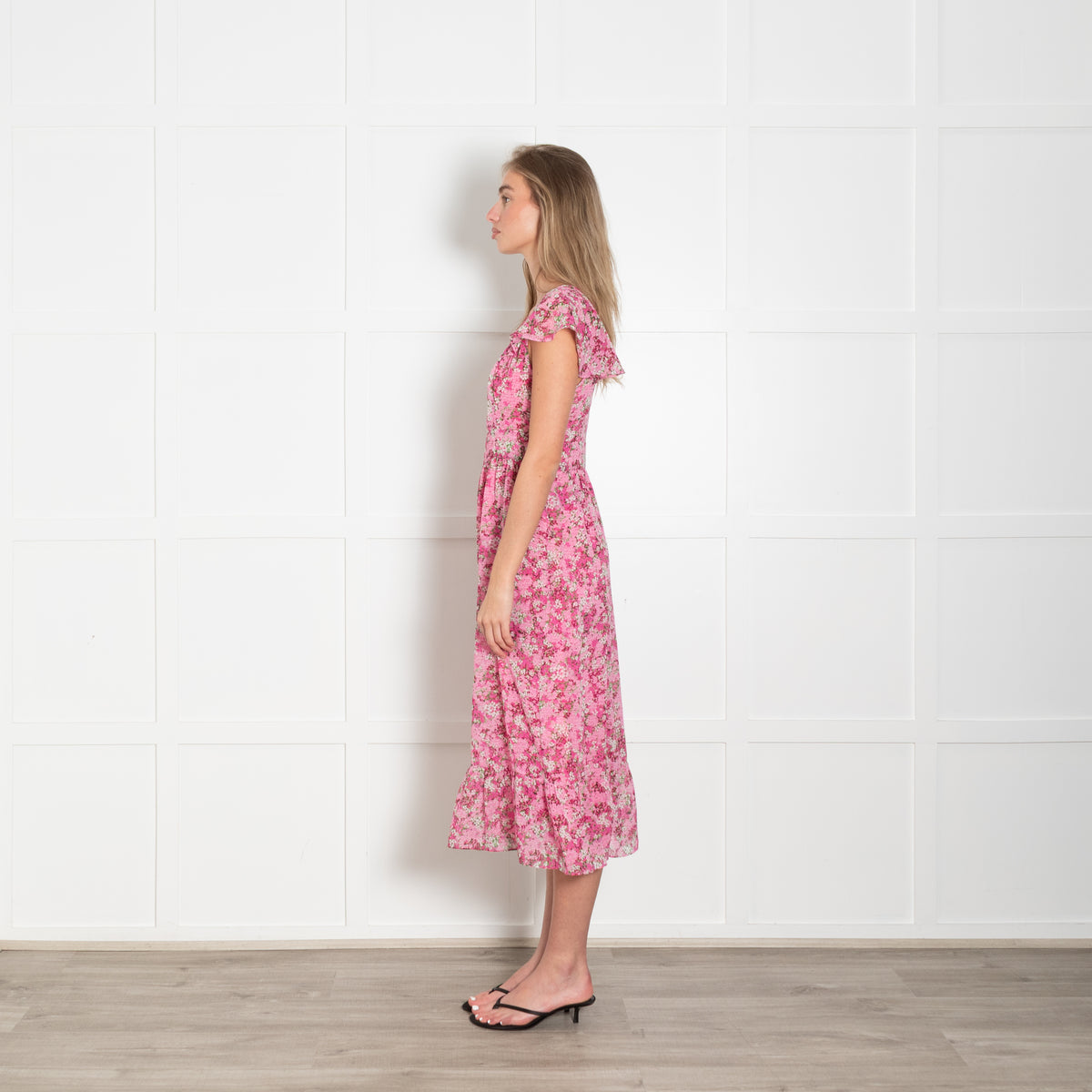 Michael Kors Pink Sleeveless Maxi Dress