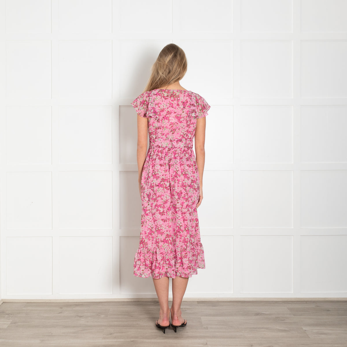 Michael Kors Pink Sleeveless Maxi Dress